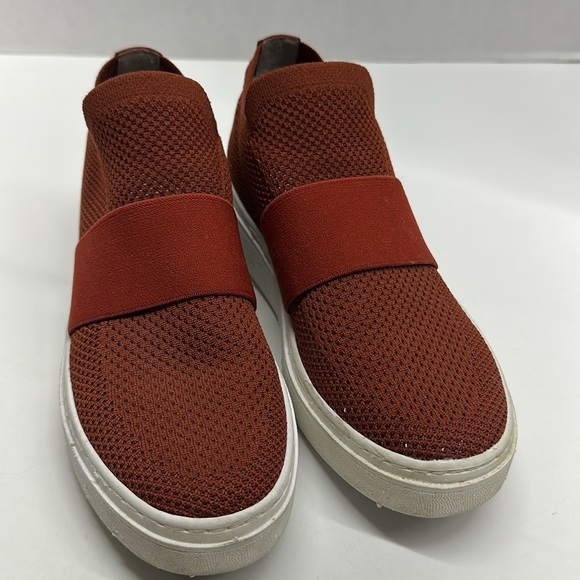 Eileen Fisher Pari Knit Stretch Platform Shoes Slip On Sneakers Shoe Size 6.5 - Picture 2 of 7